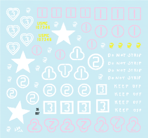Star Decals 35-897 Okinawa. 6e bataillon de chars de marine, échelle 1/35  – immagine 3