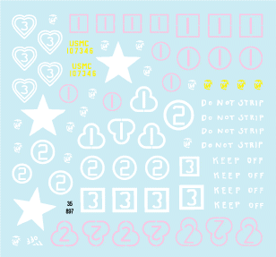 Star Decals 35-897 Okinawa. 6e bataillon de chars de marine, échelle 1/35  – immagine 3