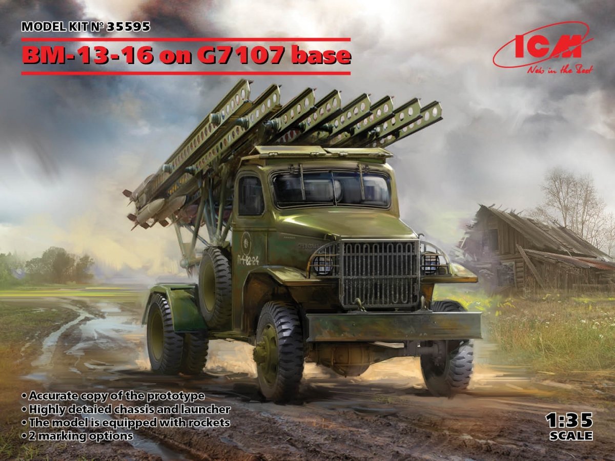 ICM 35595 BM-13-16 sur socle G7107 1/35