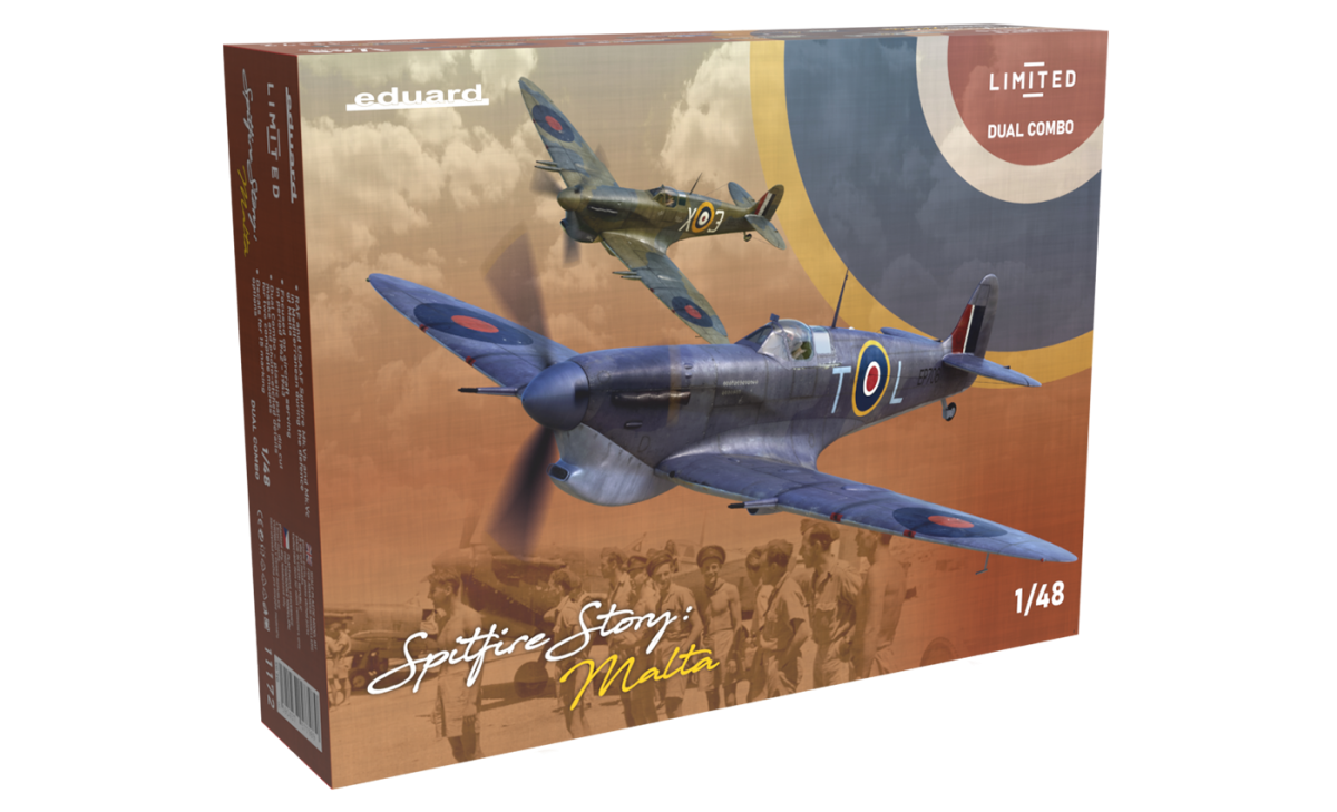 Eduard 11172 SPITFIRE STORY : MALTA DUAL COMBO Édition limitée 1/48
