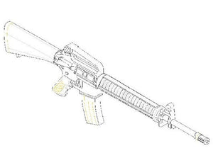 Trumpeter 00502 Mitrailleuse américaine AR15/M16/M4 FAMILLE M16-A2 1/35