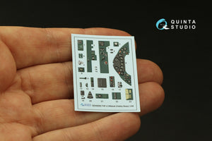 Intérieur coloré imprimé en 3D sur papier décalcomanie pour le F4F-4 Wildcat de Quinta Studio QD48006 (HobbyBoss) à l&amp;#39;échelle 1/48 – image 4