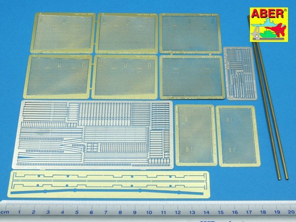 Grilles de protection Aber 35135 Thoma pour char T-34/85 (1/35)  – image 2