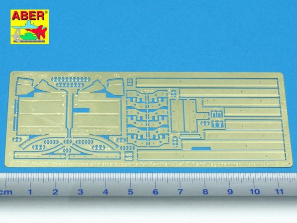Aber 35A024 Ailes avant et jupes latérales pour Panther, Ausf.G et Jagdpanther (1/35) – Bild 2