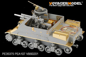 Maquette Voyager PE35375 Fusil américain M7 Priest de la Seconde Guerre mondiale (production intermédiaire) avec étui à munitions et ensemble téléphonique pour DRAGON 6637 au 1/35 – immagine 7