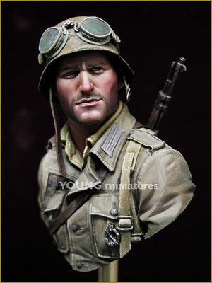 Young Miniatures YM1839 Infanterie allemande DAK Afrique du Nord Seconde Guerre mondiale 1943 1/10  – immagine 2