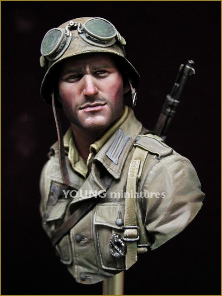 Young Miniatures YM1839 Infanterie allemande DAK Afrique du Nord Seconde Guerre mondiale 1943 1/10  – immagine 2