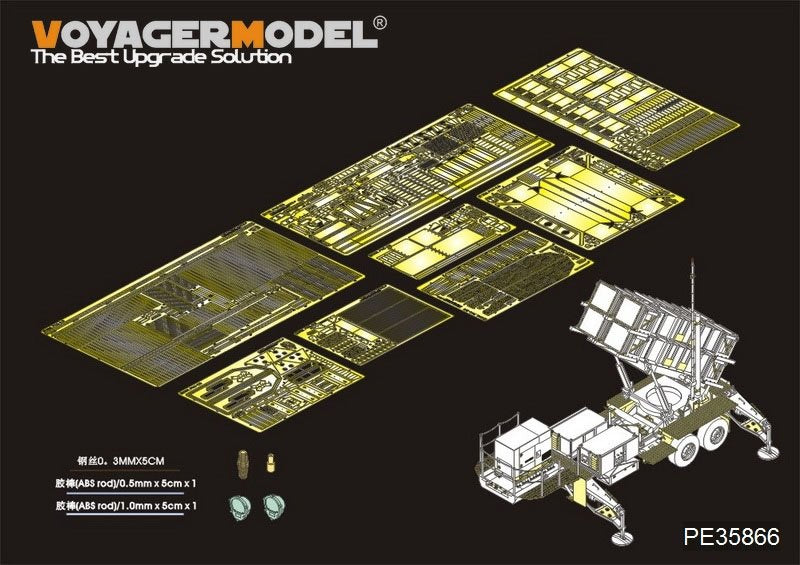 Voyager Model PE35866 Modern US MIM-104C Patriot 1 System Basic for DRAGON 1/35