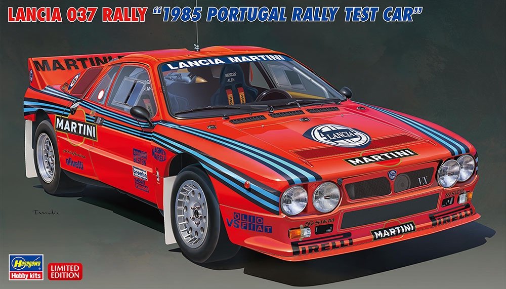 Hasegawa 20631 Lancia 037 Rallye « Voiture d'essai du Rallye du Portugal 1985 » 1/24