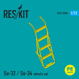 RESKIT RS72-0096 ENSEMBLE DE ROUES SU-32/SU-34 1/72 – immagine 2