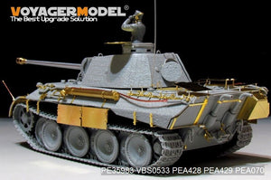 Maquette Voyager PE35983 Char Panther D allemand de la Seconde Guerre mondiale, version tardive de base, pour TAKOM 2104, échelle 1/35 – immagine 8
