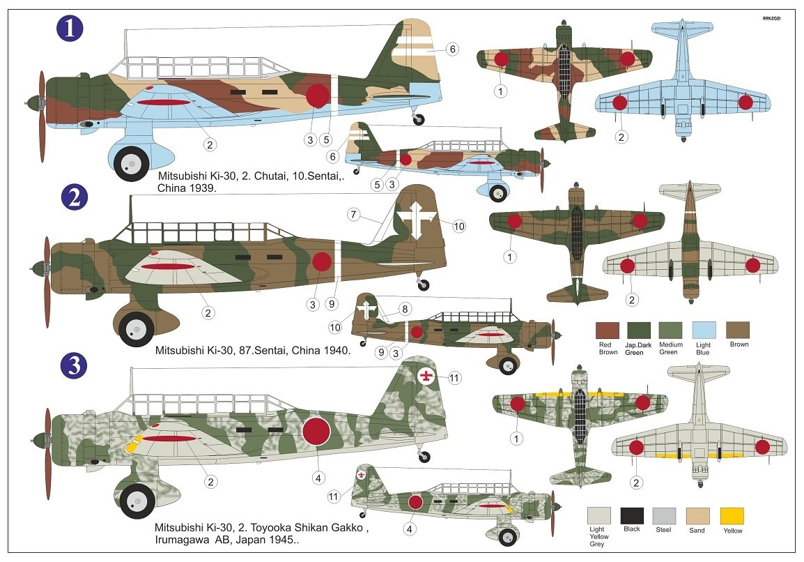 AZ Modèle AZ7809 Ki-30 Ann « En guerre » 1/72 – image 2