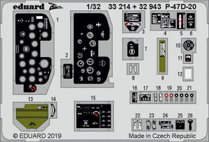 Intérieur du P-47D-20 Eduard 32943 au 1/32 TRUMPETER