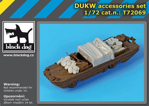 Ensemble d&amp;#39;accessoires Black Dog T72069 DUKW pour Italeri 1/72 – image 2