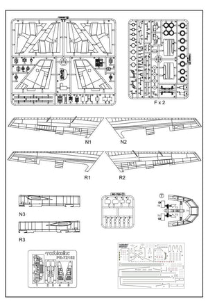 Modelcollect UA72210 B-52G Early Type 1967-1972 dans Linebacker II Guerre du Vietnam 1/72 – imagen 12
