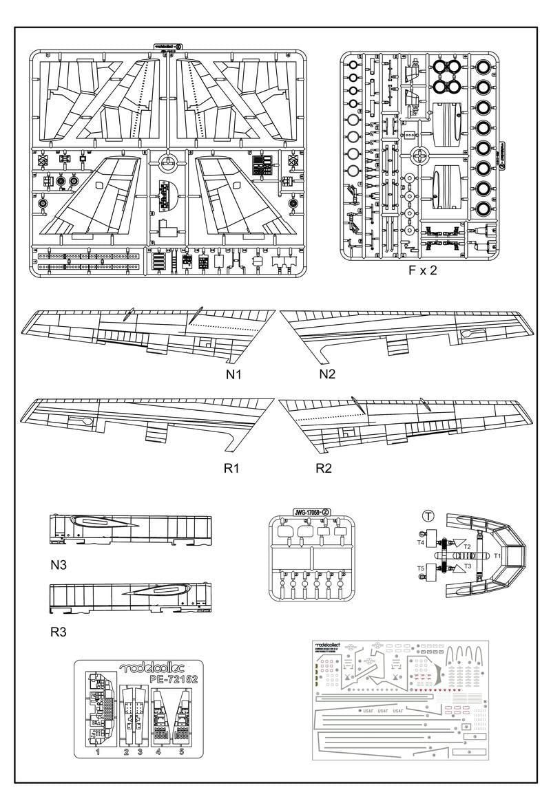 Modelcollect UA72210 B-52G Early Type 1967-1972 dans Linebacker II Guerre du Vietnam 1/72 – imagen 12