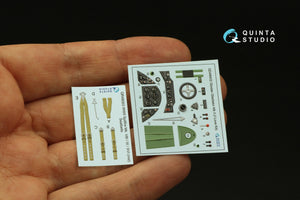 Intérieur imprimé en 3D et coloré sur papier décalcomanie Quinta Studio QD48402 Gloster Gladiator MKII (I Love Kit) 1/48 – Bild 5