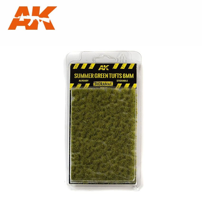 AK Interactive AK8120 Touffes Vert Été 6 mm