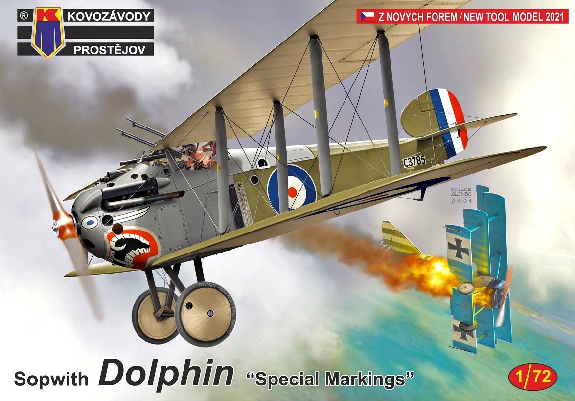 Kovozavody Prostejov KPM0274 Sopwith Dolphin &amp;quot;Marquages ​​spéciaux&amp;quot; 1/72