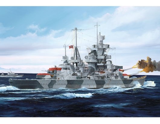 Trumpeter 05776 Croiseur allemand Admiral Hipper 1941 1/700