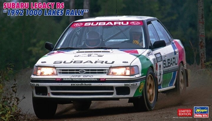 Hasegawa 20577 Subaru Legacy RS « Rallye des 1000 Lacs 1992 » 1/24