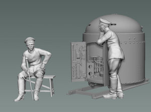 Copper State Models F35-049 Fahrpanzer, membre d&amp;#39;équipage allemand penché, échelle 1/35  – immagine 3