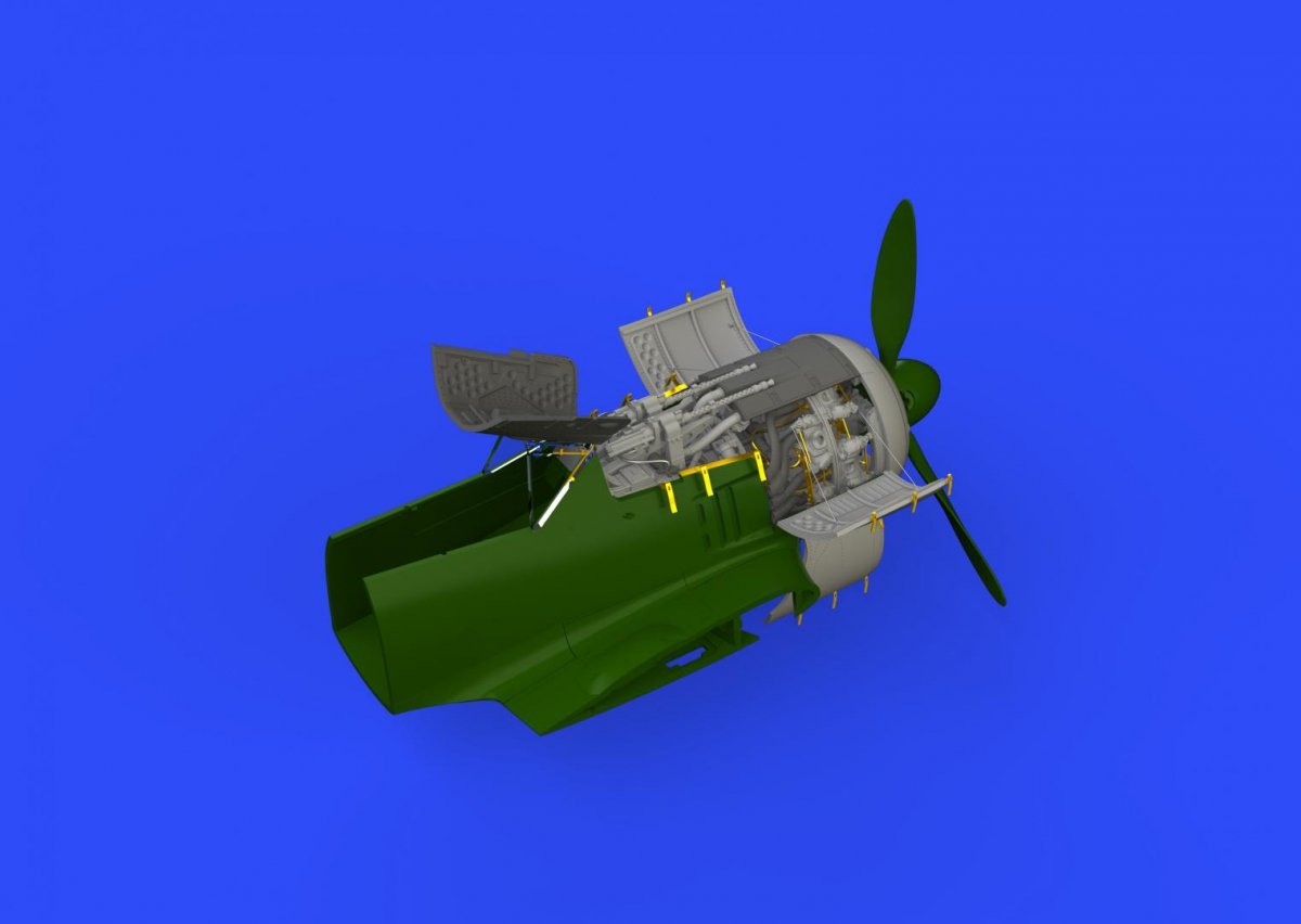 Eduard 648355 Fw 190A-4 moteur et canons de fuselage EDUARD 1/48
