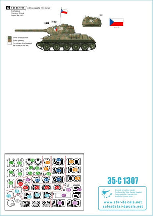 Star Decals 35-C1307 T-34-85 Char moyen 1/35 – Bild 2