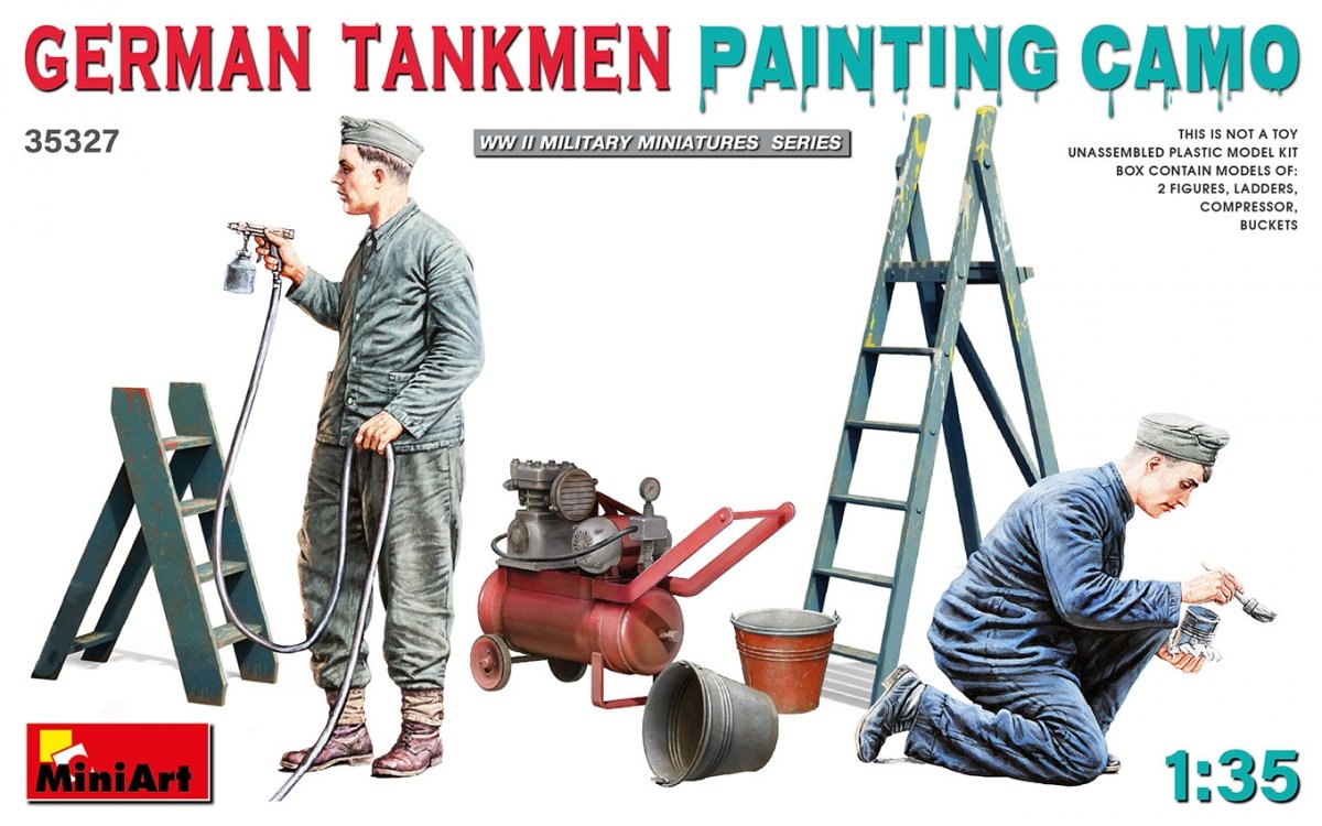 MiniArt 35327 PEINTURE DE CAMOUFLAGE DE CHARSSONNIER ALLEMANDS 1/35