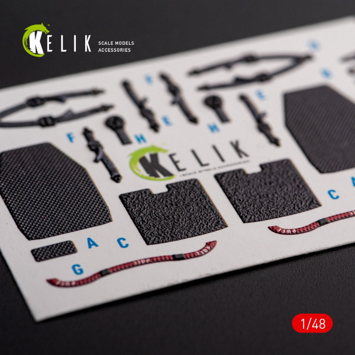 KELIK K48113 UH-60A Black Hawk - Décalcomanies 3D intérieures de type 1 pour kit ICM au 1/48 – image 11
