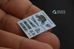 Quinta Studio QD72033 Su-33 3D-Printed &amp;amp; coloured Interior on decal paper (Zvezda) 1/72 – zdjęcie 7