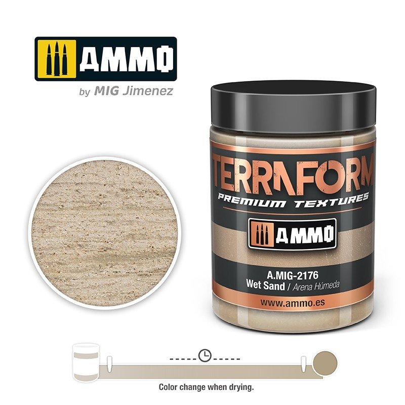 Munitions pour Mig 2176 TERRAFORM Sable Humide 100 ml