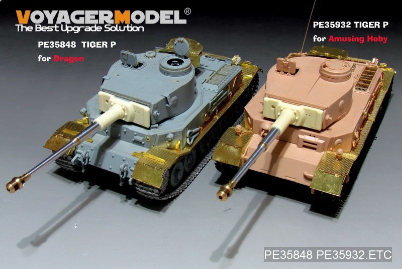 Maquette Voyager PE35932 Panzerkampfwagen VI allemand de la Seconde Guerre mondiale (P) pour AMUSING 35A023 1/35 – image 13