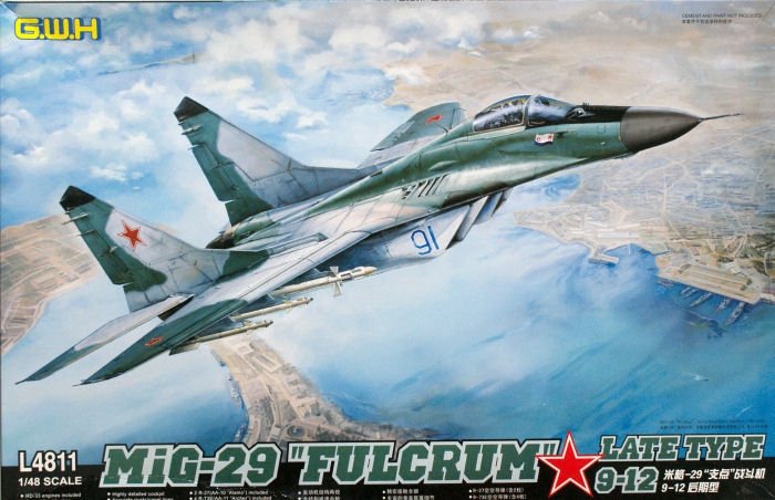 Great Wall Hobby L4811 MiG-29 Fulcrum TYPE TARDIF 9-12 (1/48)