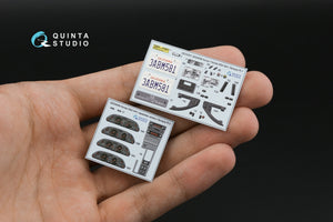 Intérieur imprimé en 3D et coloré sur papier décalcomanie Quinta Studio QD24008 Honda NSX NA1 version japonaise (Tamiya) 1/24 – image 4