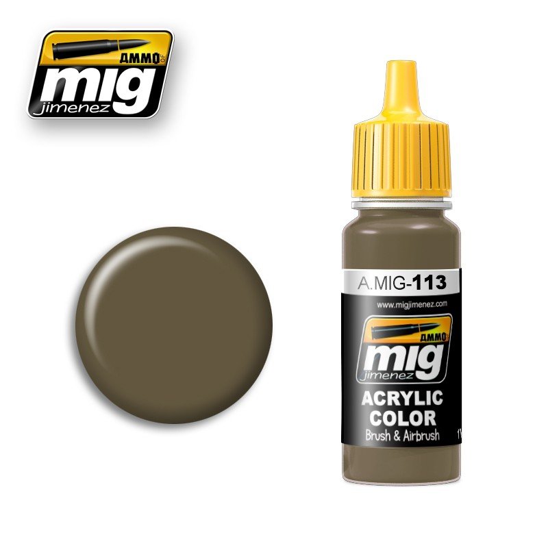 MUNITIONS de Mig Jimenez 0113 KHAKI GREEN N3 (BRITANNIQUE 1939-42)