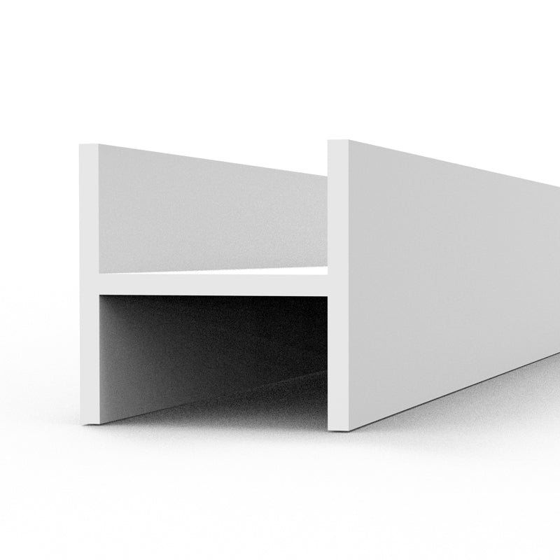 AK Interactive AK6571 POUTRES EN FORME DE H 4,00 x 4,00 x 350 mm – STYRÈNE – (3 unités) – image 2