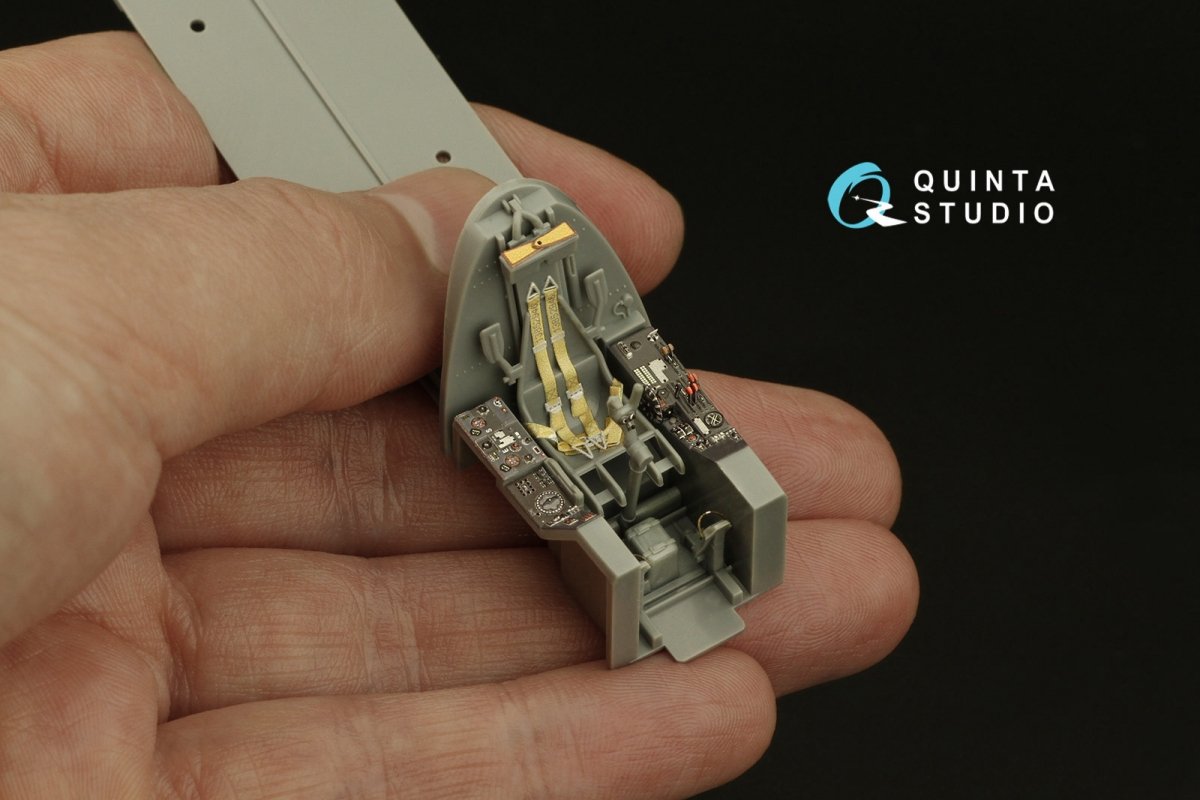 Intérieur imprimé en 3D et coloré sur papier décalcomanie Quinta Studio QD48328 Do 335A Pfeil (Tamiya) 1/48 – Bild 8