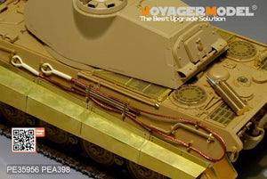 Maquette Voyager PE35956 Char King Tiger allemand de la Seconde Guerre mondiale (tourelle Porsche) pour MENG TS-037 au 1/35 – Bild 10