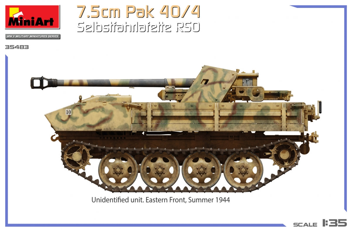 MiniArt 35483 7,5 cm paquet 40/4. Selbstfahrlafette RSO 1/35  – image 15