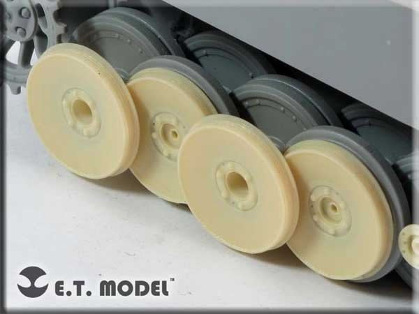 Roues de route dégradées ET Model ER35-032 pour Tiger I, version initiale, pour DRAGON 1/35