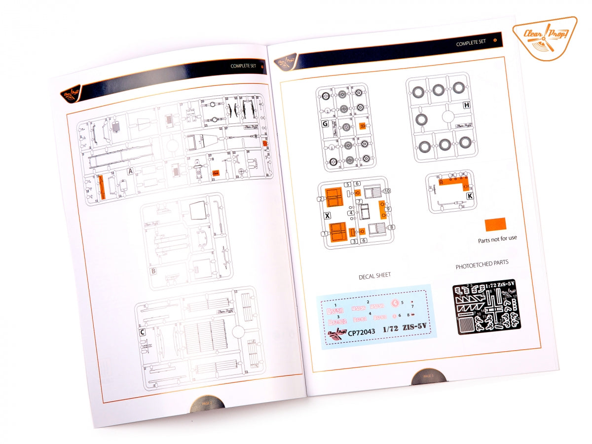Clear Prop! CP72043 ZiS-5V ADVANCED KIT 1/72 – zdjęcie 17