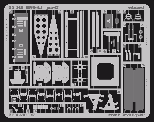Eduard 35448 M-60A1 1/35 Academy – immagine 2
