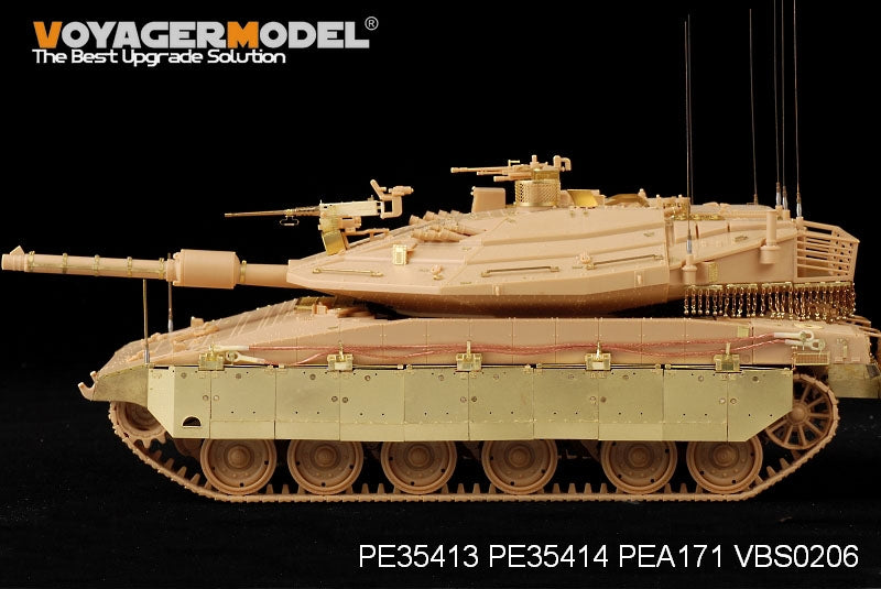 Jupe latérale Voyager Model PE35414 pour char de combat principal Merkava Mk.IV LIC moderne (échelle 1/35) - Compatible avec le modèle ACADEMY 13227  – immagine 4