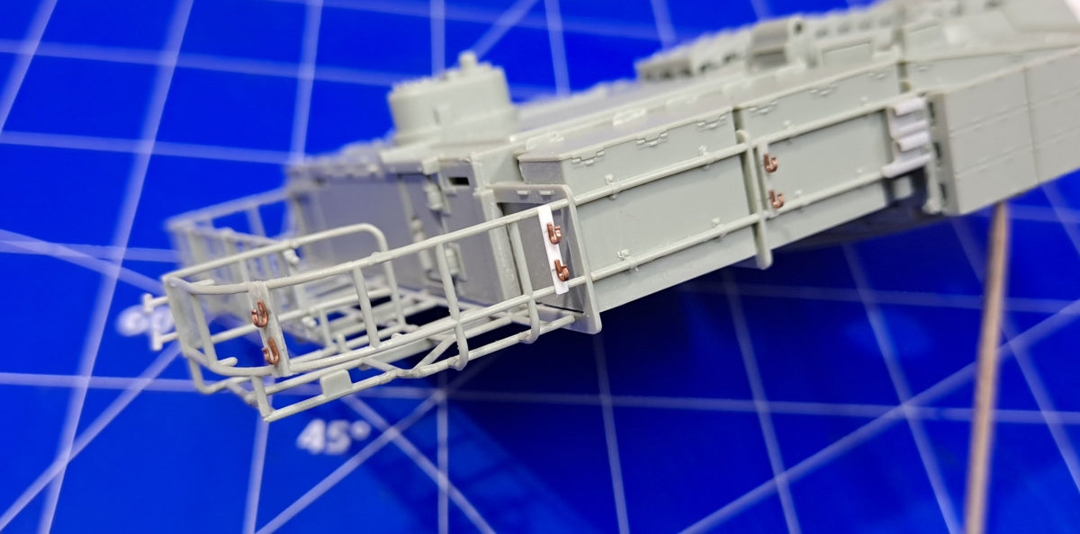 Câbles et supports de remorquage Eureka XXL ER-3575 K2 Black Panther MBT (Academy) 1/35 – imagen 11