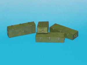 Eureka XXL E-017 Wooden Ammo Boxes for 12.8 cm Pak 44/Kw.K. 1/35 – zdjęcie 4