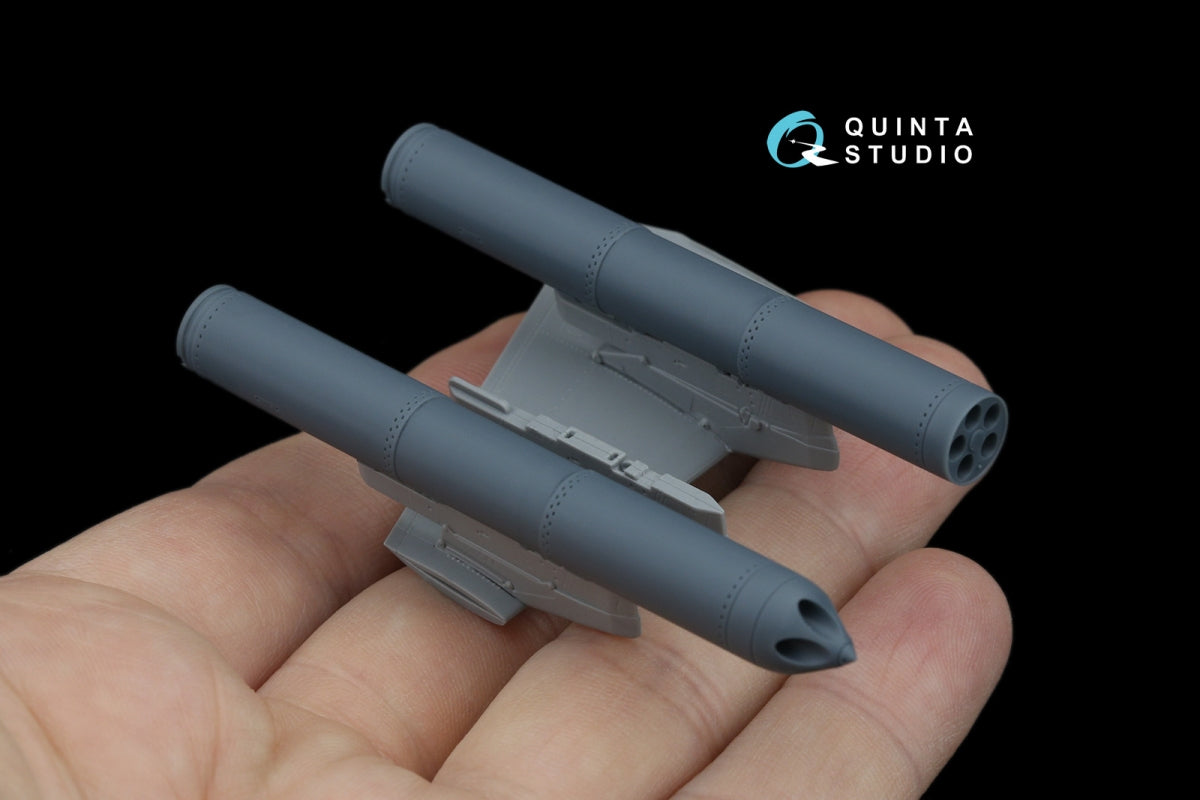 Quinta Studio QT48088 B-13L5 rocket pods, 2 pcs (for all kits) 1/48