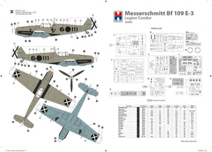 Hobby 2000 32009 Messerschmitt Bf-109 E-3 Legion Condor ( DRAGON + CARTOGRAF + MASK ) 1/32 – zdjęcie 5