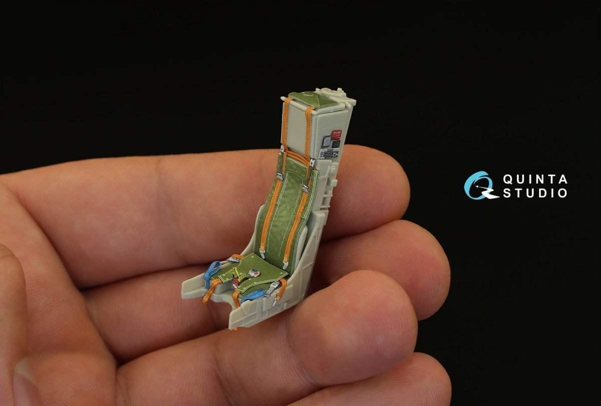 Intérieur imprimé en 3D et coloré sur papier décalcomanie pour le kit Kitty Hawk (Quinta Studio QD32013 Mirage 2000N) à l&amp;#39;échelle 1/32  – image 10