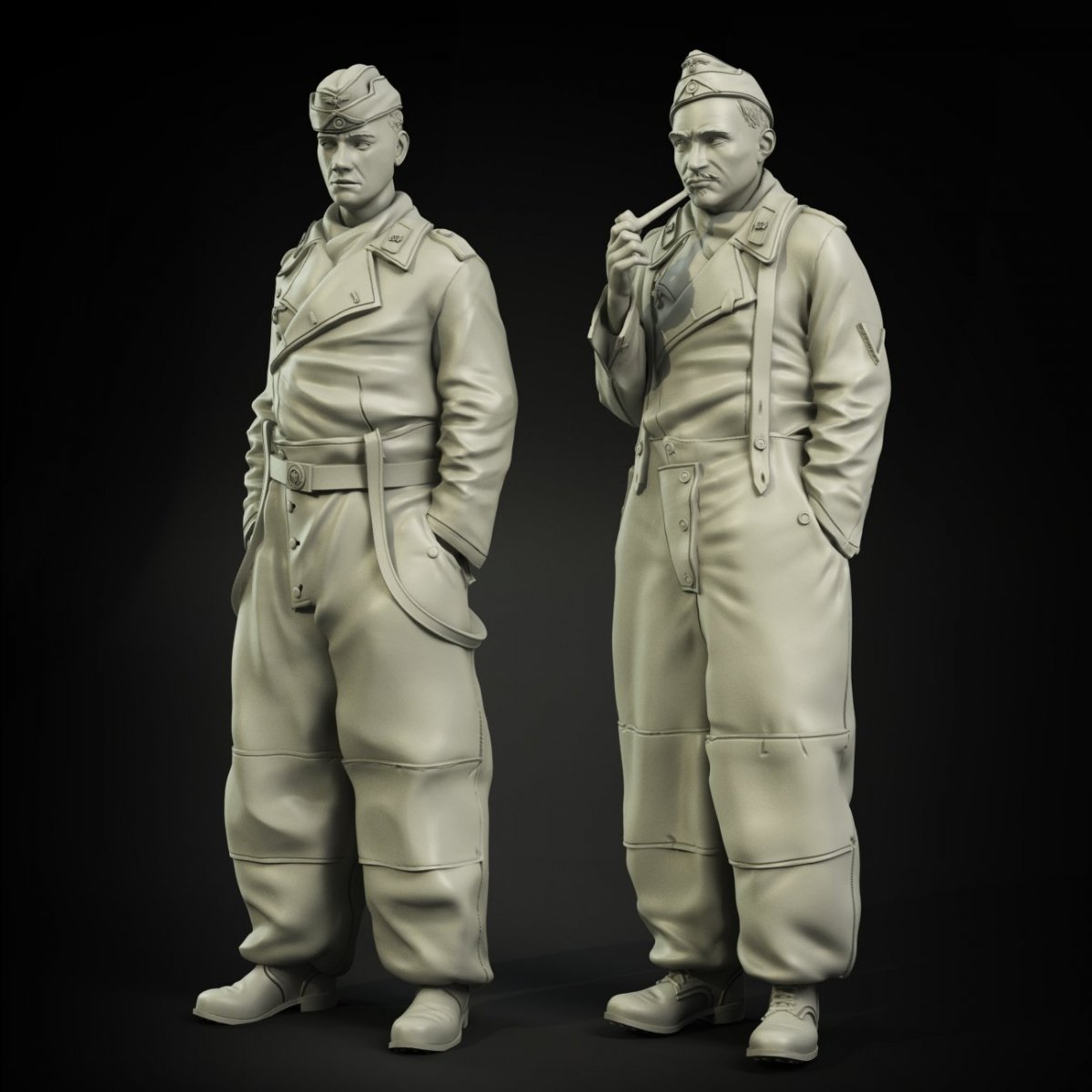 Ensemble de pantalons d'hiver pour tankistes allemands Panzer Art FI35-056, échelle 1/35